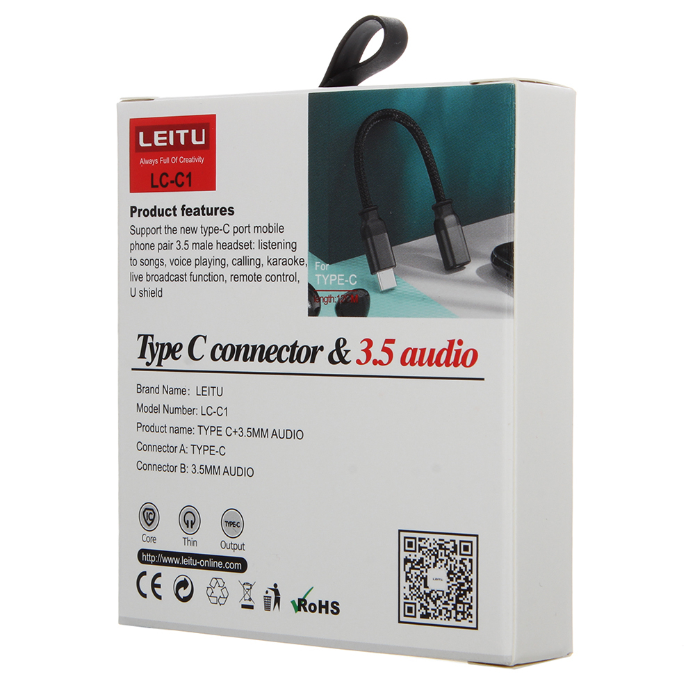  مبدل Type-C به AUX لیتو مدل LC-C1 